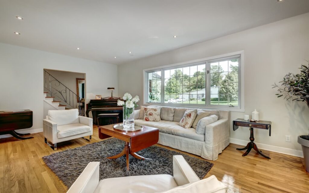 A staged house for sale
